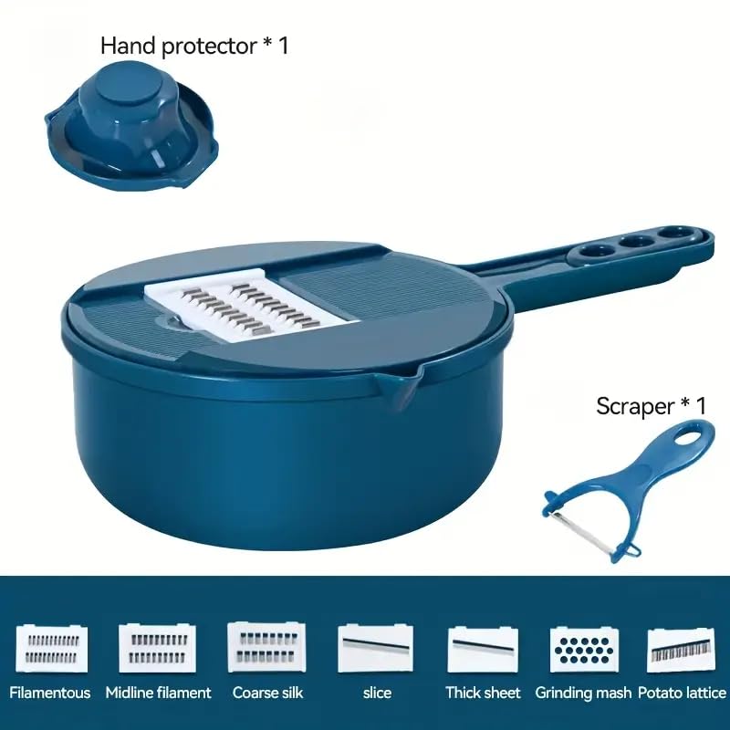HASTHIP® 9 in 1 Vegetable Chopper Vegetable Dicer Multifunctional Cutter Salad Chopper Onion Potato Cutter Onion Dicer Veg Veg with Container HASTHIP® 9 in 1 Vegetable Chopper Vegetable Dicer Multifunctional Cutter Salad Chopper Onion Potato Cutter Onion Dicer Veg Veg with Container
